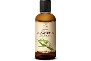 Eterisk Eukalyptus Olja 100 ml - Eucalyptus Globulus - Doftolja - för Diffuser och Aromalampa - Bastu - Hem & Rum - Aromaterapi - Fräsch Doft - Luftfräschare
