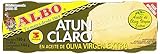 conserva atun casera Albo Atún Claro en Aceite de Oliva Virgen Extra - Pack de 3 x 48 g