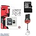 Produktbild Original Kingston MicroSD Speicherkarte SDHC 32GB Für Archos 50f Helium Lite 32GB + KartenLeser