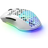 SteelSeries Aerox 3 Wireless Snow Gaming Mouse - TrueMove Air Optik Sens&ouml;r - 68 Gram - Suya Dayanıklı - Beyaz
