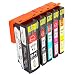 Produktbild Win-Tinten Kompatibel Tintenpatronen Epson 33 XL für Epson Expression Premium XP-530 XP-540 XP-630 XP-635 XP-640 XP-645 XP-830 XP-900 Drucker (1 Schwarz+ 1 Photo Schwarz+ 1 Cyan+ 1 Magenta+1 Gelb)