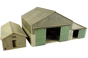 Metcalfe Po252 Oo Gauge Card Kit - Manor Farm Buildings (Cow Shed)