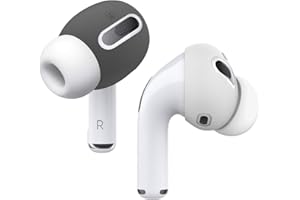 elago AirPods Pro etui na uszy zaprojektowane dla Apple AirPods Pro [pasuje do etui ładującego] - ciemnoszary/biały (2 pary)