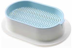 TOPQYY Hydrokultur-Gras-Tablett Katzengras Keimschale, Anzuchtschalen Keimung Tablett Keimschalen, Samen Keimung Tablett Seed Sprouter Tray, Pflanzer Hydroponics Seed Sprouter, Soil-Free Seed Sprouter
