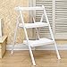 Produktbild LRZZ Haushalts-Tritthocker, Folding-Trittleiter für die Fotografie, Leiter zum Klappen von Mobile Indoor Ascend Portable,3 Tier