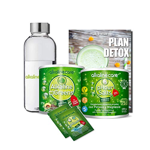 PACK DETOX20 PARA DESINTOXICAR EL ORGANISMO Y EQUILIBRAR EL PH DE ALKALINE CARE