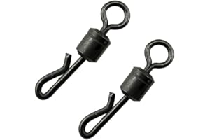 DOMYBESTSHOP Domybest Connecteurs de Pêche Pivotant émerillons de Pêche Connecteur à Pêche Anneaux de Roulement Accessoires de Crochet de Pêche