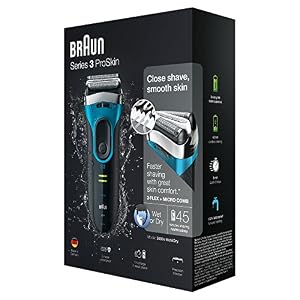 Braun Series 3 3040 Men's Electric Foil Shaver, Wet and Dry, Rechargeable and Cordless Razor - Image 6