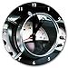 Produktbild Stil.Zeit Les luminaires à Tubes Dans la Voiture de Sport, horloge murale 30cm pointeur carré Noir