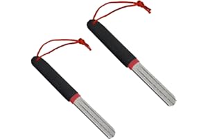 FUNNYTEK Fischhakenschärfer, Schleifstein für Angelhaken, Schleifschleifstein Doppelseitig Angelhaken-Schärfer Tragbares Schleifwerkzeug zum Angeln mit Griff und Hängende für Outdoor Angeln