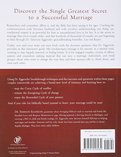 Couverture du livre de Love & Respect Workbook