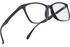 CHUERTECH Filtro Luce Blu, Occhiali da Riposo per Schermo PC Computer Gaming, Riposanti non Graduati Donna Uomo