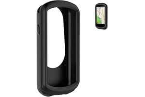 Disscool Silikonowe etui do Garmin Edge 1030 Plus, miękkie etui ochronne zapobiegające upadkom osłona skórka do Garmin Edge 1030 Plus/1030 (czarny)