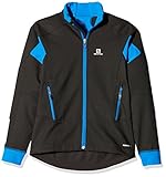 1 Brusttasche Salomon Momemtum Softshell-Jacke JKT Jr Bk - Jacke für Jungen, Farbe Schwarz, Größe XL