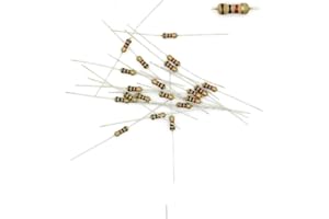 MIKROTECK 20x Résistances carbone 1kohm - ¼W - 0.25w - 5% - SR PASSIVES - 46res057