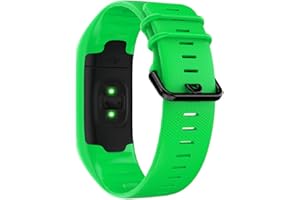 KINOEHOO Ersatzarmband kompatibel mit Polar A360 A370 Edelstahl Armband Weiche Silikon Uhrenarmbänder.