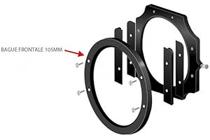 Lee Filter fh105fhr Polarisationsfilter (58 mm Adapter Ring für 105 mm schwarz