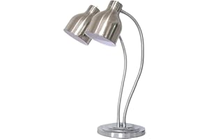 JT2D CHUANGRUN Lampe Chauffante À Double Tête, Chauffe-Plats, avec Deux Ampoules, Lampe Chauffante Commerciale Électrique Autonome, Restaurant De Cuisine D'hôtel Buffet Garder Les Aliments Au Chaud