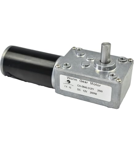 DC12V 24V Sterke Koppel Tandwielmotor Metalen Turbo Worm