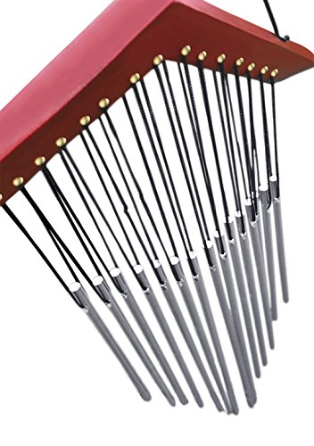 FakeFace® Metall Windspiele Klangspiele Klangröhren Klangstäbe Windchime 15 Rohre Handgefertigt Haus-/ Garten-Deko - 4