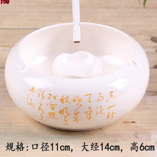 Hotel Chinese Ceramic Clay Ceramic Ashtray Tea Table With Retro Dormitory Internet Cafes Trend Simple Ashtray