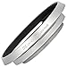 Produktbild JJC 43mm Universal Aluminium Sonnenblende Streulichtblende Gegenlichtblende GeLi in silber geeignet fuer Panasonic Lumix DMC-LX100, Leica D-LUX - LH-43LX100