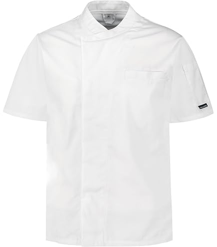 Kai Shun Veste Cuisinier Homme - Polyester/Coton - Noir - Taille M