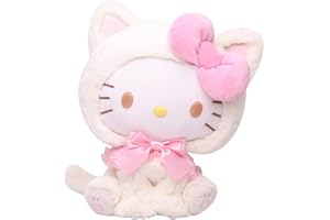 FYDZBSL Hello Kitty Plüschtier Kuscheltier Hello Kitty Plüschtier Spielzeug Kurzem Plüsch Stoff und PP-Baumwollfüller,Weich & Waschbar Anime Puppe Stuffed Gift for Children, Girls, Boys