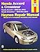 Produktbild Honda Accord 03-12 Crosstour 10-12: Honda Accord 2003 thru 2012 Crosstour 2010 thru 2012 (Haynes Manuals)
