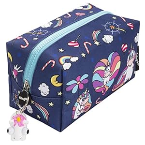 Estuche grande cuadrado para lápices con cierre de cremallera de Fringoo®