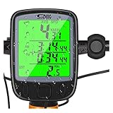 .◕‿◕.Material: Technischer Kunststoff;Produktgröße: 57 x 40 x 17 mm;Bildschirmgröße: 34 x 31 mm；Paket beinhaltet:1 x Wired Bike Tacho + 1 x Sendersensor + 1 x Magnet + 6 x Kabelbinder