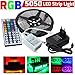Produktbild VENMO 5 Mt RGB 5050 Nicht Wasserdichte LED /Streifen licht SMD 44 Schlüssel Fern 12 V Power warmesweiß Led/ Streifen Lichter nicht wasserdichte LED /Schlauch Led Lauflicht LED /Leiste LED Lichtleiste LED Band Lichter Streifen für DIY Weihnachtsfeiertags Küchenschrank Beleuchtung/Innenbeleuchtung Auto Stab Dekoration (White)