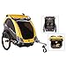 Produktbild Burley Fahrrad Kinder Anhänger CUB Gelb inkl. Walking Set wasserabweisend, 943304