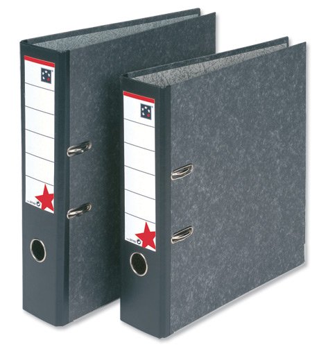 5 Star5 Star Lever Arch File 70mm A4 Cloudy Grey [Pack 10] [per Pack: 10]