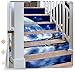 Produktbild Treppe Aufkleber DIY Selbstklebende Türtapete Aufkleber angebracht renovierten Treppe wasserdicht Kosmische Galaxie Sticker 100 * 18 cm/pcs (6PCS)