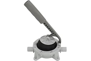 XIUGANPO Ręczna Pompa Membranowa, 720 GPH Silne Przyssawki z pompą ssącą Narzędzia Ręczne, Lekkie Pompy do Przenoszenia Wody Pompa Samozasysająca Membranowa do Statków, Jachtów, Kajaków,