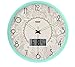 Produktbild H&S Modernes Wohnzimmer Wanduhr Fashion Watch 10 Zoll Mute Hell Leuchtende, 10 Zoll, Kalender Beige