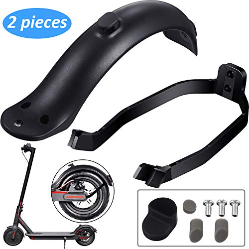 Boao 2 Pièces de Support de Garde-Boue de Garde-Boue Arrière Scooter de Garde-Boue Arrière Support Accessoire de Remplacement pour Xiaomi M365/ M365 Pro Scooter avec Vis et Capuchons à Visser