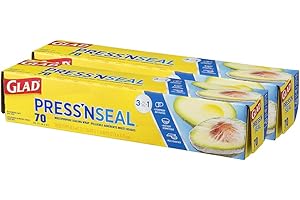 Glad Press'N Seal Film étirable 70 m² Lot de 2