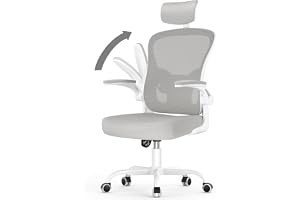 naspaluro Kontorsstol, Ergonomisk Skrivbordsstol med Justerbart Nackstöd