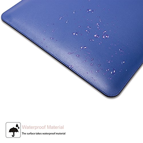 WALNEW 15 MacBook Pro 15 Zoll, Veröffentlicht in 2016, Schutzhülle, Hülle, Case, Cover, mit Zwei-Taschen-Design mit Geschütztem Inneren und Externem Mousepad,Marineblau - 4
