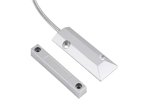 Broco Door Sensor,Window Magnetic Contact Wired Detector Switch for Home Garage Alarm Security