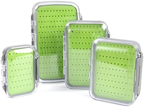 MAXIMUMCATCH Maxcatch Two-Sided Waterproof Fly Box Easy Grip Foam Jig Fly Fishing Box Multiple Sizes