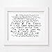 Produktbild `Noir Paranoiac` Kunstdruck Poster - PRINCE - Sign o the Times - Unterzeichnet und Nummerierten Limitierte Auflage Typografie Ungerahmt 25 x 20 cm Wand Kunst Druck Text Lyrisch Plakat - Song Lyrics Art Print Poster