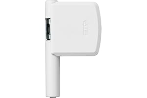 ABUS Zawiasy boczne FAS101 - Dodatkowy zamek okienny do strony zawiasu - ABUS poziom bezpieczeństwa 10-24490 - biały