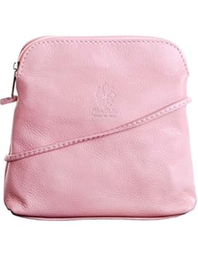 Primo Sacchi® Echte italienische weiches Leder, kleine / Micro Cross Body oder Umhängetasche Handtasche.Enthält...