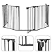 Babyfiled - Children Fire Guard - Premium Baby Stove Fireplace Staircases Guardrail Fire Gate Easy Mounting