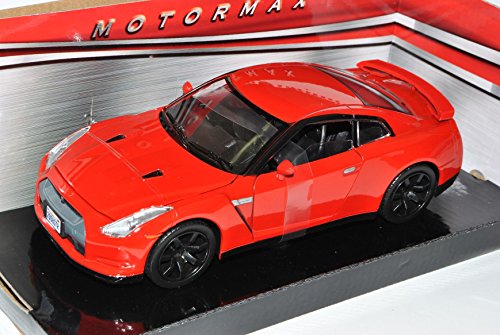 Nissan Skyline GT-R R35 Modellauto 1/43 Grau – Mit Wunschkennzeichen, Metall & Drehbaren Rädern
