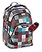 Produktbild Coocazoo Schulrucksack EVVERCLEVVER2 mit LED-Sicherheitslicht - viele Farben und Dessins (Checkmate Blue Red)