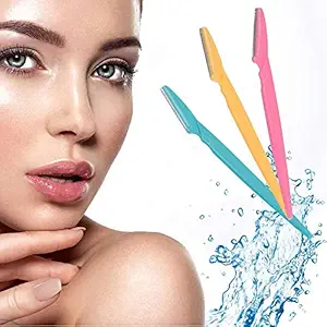 XAMILE Pack of 3pcs, Eyebrow Shapers Razors Shavers Shaving Grooming Trimmers (3 Multi-Colour)